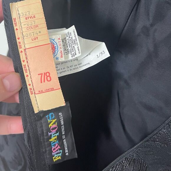 NWT Vintage ‘90s Beaded Halter Spaghetti Strap Mini Dress - Picture 6 of 9